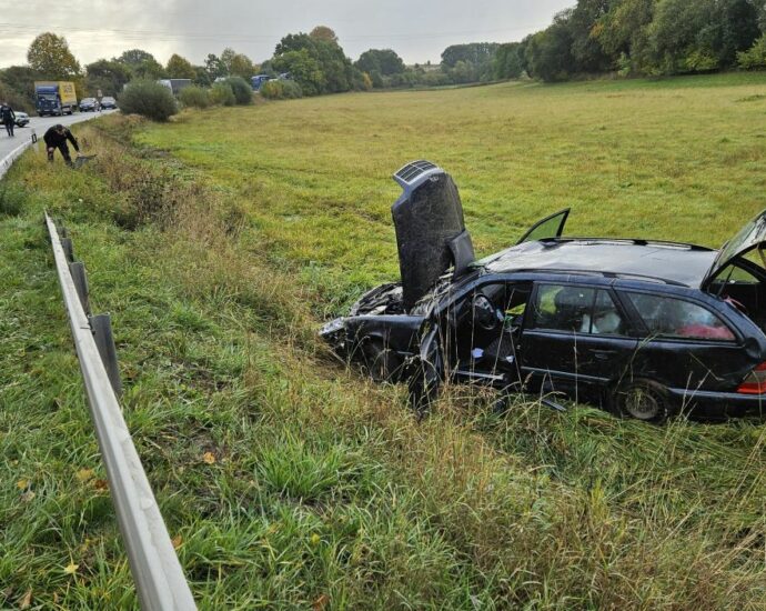 WOH: Alleinunfall auf der B450 im Pfaffental