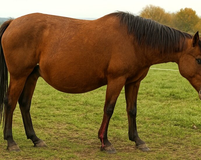 Mutmaßliche Tierquälerei: Schnittverletzungen bei trächtiger Stute in Dörnberg entdeckt