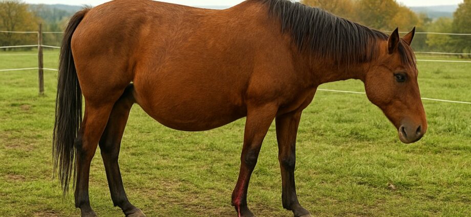 Mutmaßliche Tierquälerei: Schnittverletzungen bei trächtiger Stute in Dörnberg entdeckt