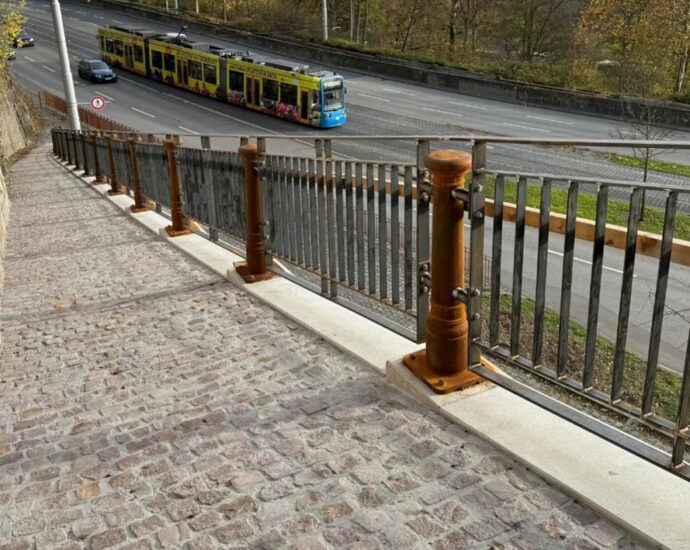 KS: Sanierung der historischen Weinbergrampe beendet KS: Sanierung der historischen Weinbergrampe beendet