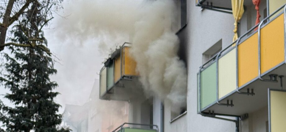 Flammen im zweiten Stock – Wohnungsbrand in Kassel-Rothenditmold