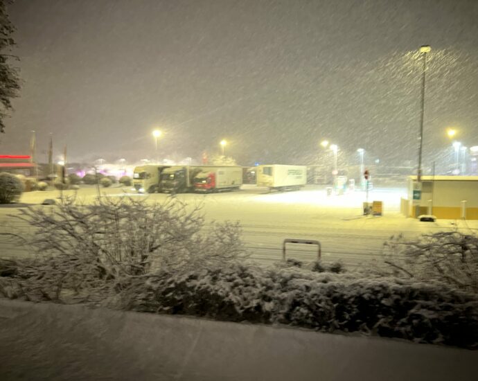 Das Kirchheimer Dreieck erstickt im Schnee