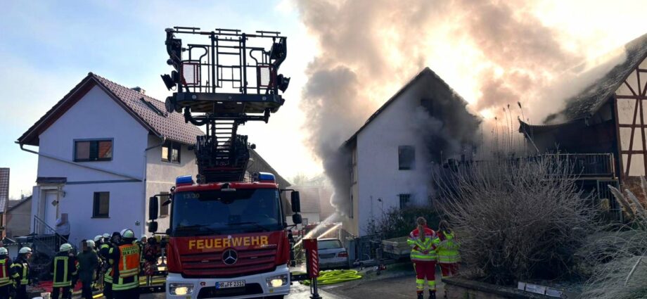 AKTUELL: Wohnhausbrand bei Jesberg
