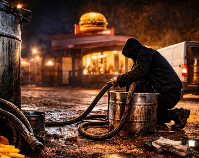 Frittenfett-Bande schlägt wieder zu: 180 Liter verschwunden