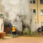 KS: Restaurant-Außenbereich nahe Leipziger Platz brannte