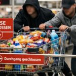 Mit vollen Einkaufswagen durch geschlossene Kasse – Ladendiebe stellen sich der Polizei