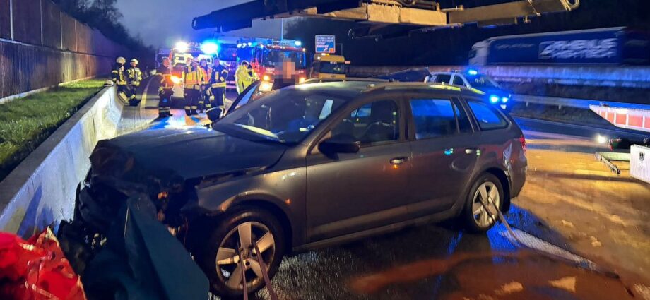 Plötzlicher Eisregen sorgt für Unfallserie auf der A7 bei Homberg (Efze)