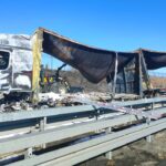 Nach Lkw-Brand: A49 bei Schwalmstadt wohl bis Dienstag voll gesperrt