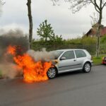 PKW-Brand in Kassel-Waldau