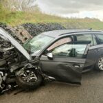 A7: Gegenstand auf Fahrbahn? Fahrer verliert Kontrolle am Lohfeldener Rüssel