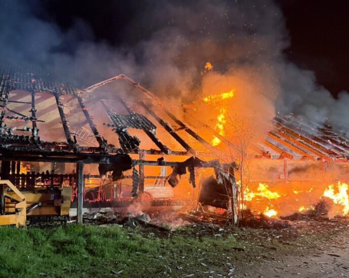 Bad Sooden-Allendorf: Ehemalige Stadtgärtnerei in Vollbrand