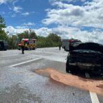 Schwerer Unfall auf der A7 bei Melsungen – Sechs Fahrzeuge kollidieren