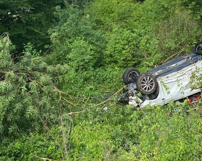 26-Jähriger übersteht schweren Unfall auf A66 glimpflich