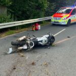 Rettungshubschrauber im Einsatz: Motorradfahrer bei Warburg schwer verletzt