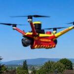Erste Bilder aus der Luft noch vor Ankunft der Einsatzkräfte – Feuerwehr setzt auf Vorauserkundungsdrohne