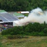 Aufwendige Löscharbeiten nach Brand auf Mülldeponie in Hofgeismar