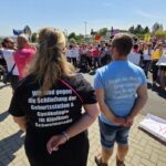 Rund 300 Menschen demonstrierten für den Erhalt der Geburtshilfe in Schwalmstadt