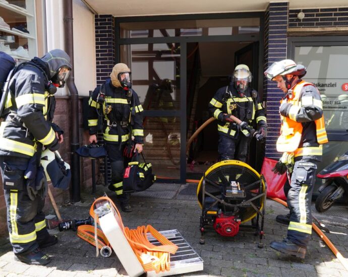 Brand in der Wolfhager Innenstadt – Gasflasche brannte in Wohnung