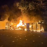 Lichterloh in Flammen: Imbiss in Hattersheim komplett zerstört