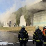 Feuer im MHKW am Lossewerk – Rauchwolke über Kassel