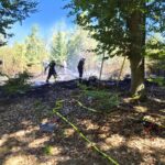 Erneut Waldbrand in Nordhessen: Rund 3.000 Quadratmeter Wald brannten in Körle-Wagenfurth