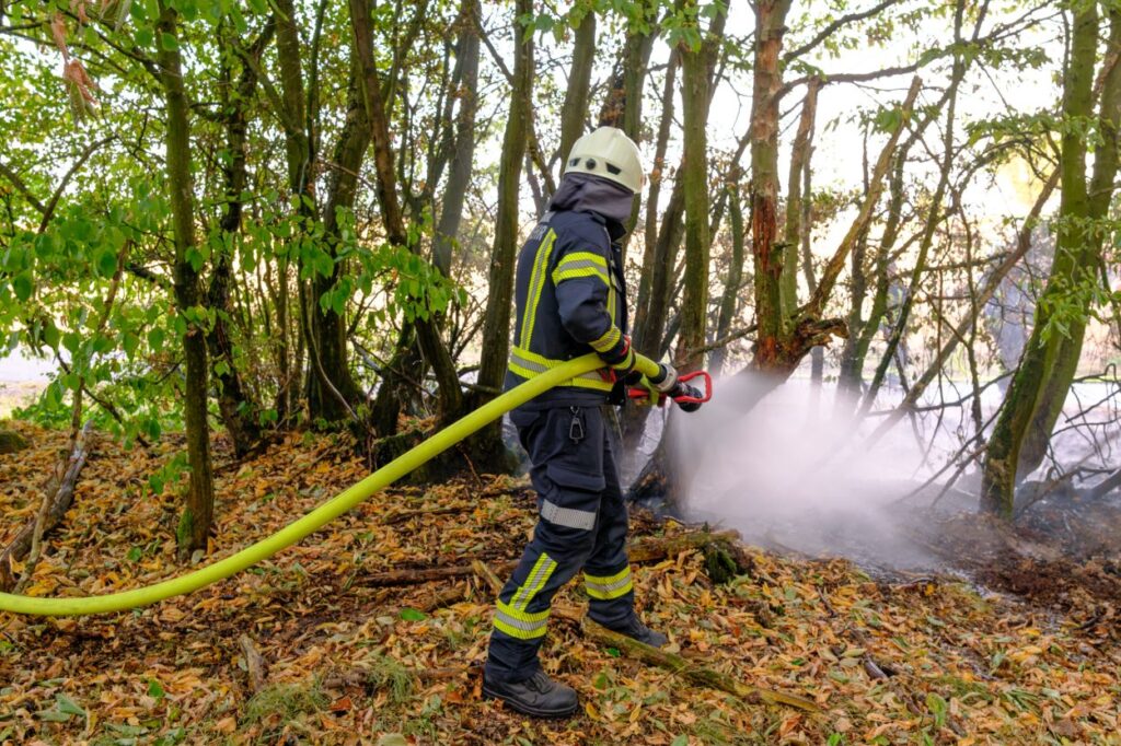 Flächenbrand bei Niedenstein: Feuerwehr verhindert Übergreifen auf Wald Flächenbrand bei Niedenstein: Feuerwehr verhindert Übergreifen auf Wald