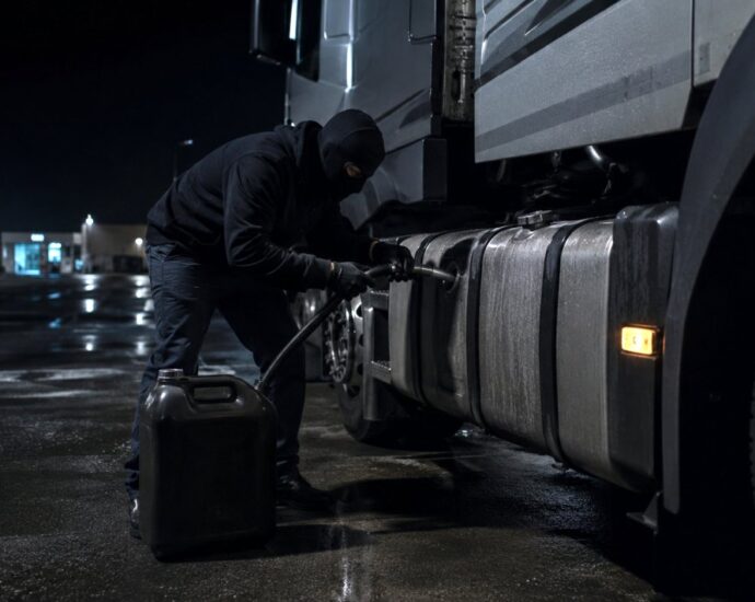 Grebenstein: 850 Liter Diesel aus fünf LKW abgezapft