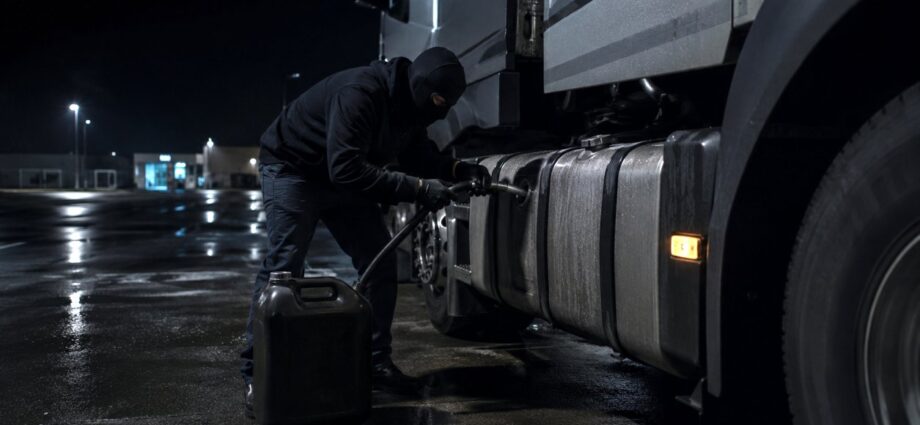 Grebenstein: 850 Liter Diesel aus fünf LKW abgezapft