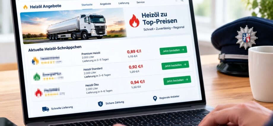 Heizöl bestellt, aber nicht geliefert: Polizei warnt vor günstigen Internetangeboten Heizöl bestellt, aber nicht geliefert: Polizei warnt vor günstigen Internetangeboten