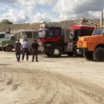 Kippertreffen: Dieselduft und dröhnende Motoren im Kalksteinbruch bei Grebenstein
