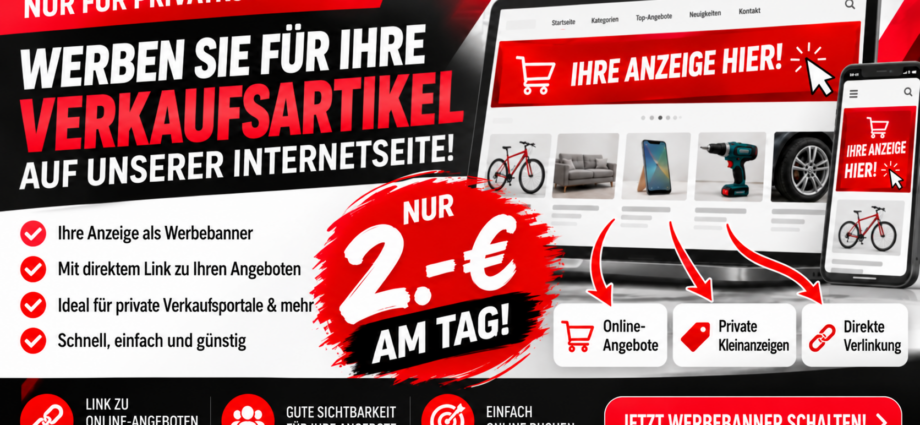 Mehr Aufmerksamkeit für deine Verkaufsanzeige – schon für 2 Euro am Tag!