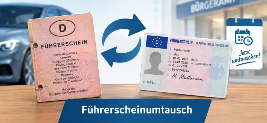 Führerscheinumtausch: Für Führerscheine aus 2002 bis 2004 läuft die Frist bald ab Führerscheinumtausch: Für Führerscheine aus 2002 bis 2004 läuft die Frist bald ab