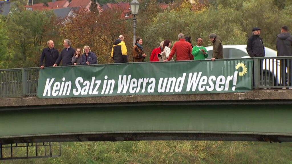Werra und Weser: Grüne gegen verlängerte Salzeinleitungen: Ende 2027 statt 2039 Werra und Weser: Grüne gegen verlängerte Salzeinleitungen: Ende 2027 statt 2039