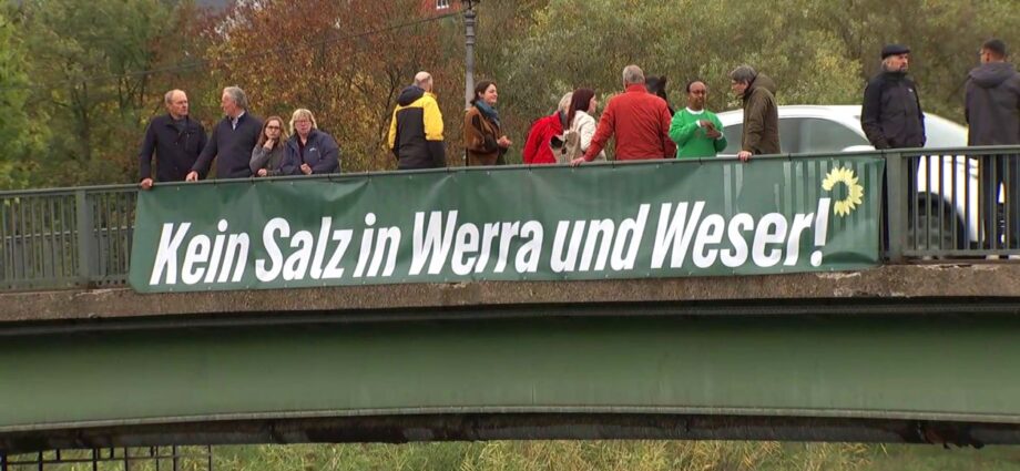 Werra und Weser: Grüne gegen verlängerte Salzeinleitungen: Ende 2027 statt 2039 Werra und Weser: Grüne gegen verlängerte Salzeinleitungen: Ende 2027 statt 2039